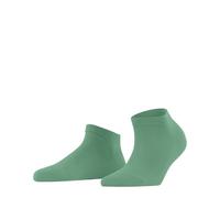 FALKE Family W Sn coton durable unies 1 paire, Chaussettes basses Femme, Turquoise Ocean Green 7506, 35-38