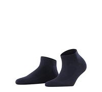 FALKE Family W SN coton unies 1 paire, Chaussettes basses Femme, Bleu (Marine 6129) nouveau - écologique, 39-42