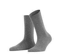 FALKE Family W So coton durable unies 1 paire, Chaussettes Femme, Gris Greymix 3399, 35-38