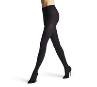 FALKE Family W Ti coton durable unis 1 paire, Collants Femme, Bleu Dark Navy 6379, 40-42
