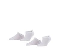 FALKE Active Breeze Multipack W Sn fil refroidissant unies lot de 2 paires, Chaussettes basses Femme, Blanc White 2000, 39-42