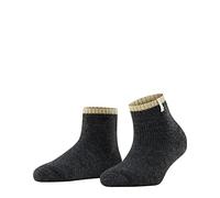 FALKE Cosy Plush W Sso laine alpaca fantaisie 1 paire, Chaussettes Femme, Gris Anthracite Melange 3081, 35-38