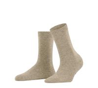 FALKE Femme Cosy Wool W So Laine Cachemire Unies Chaussettes, Beige Melange 4091, 35-38 EU