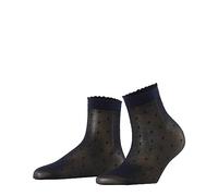 FALKE Femme Dot 15 Den W So Transparentes Fantaisie Chaussettes, Bleu Marine 6179, 35-38 EU