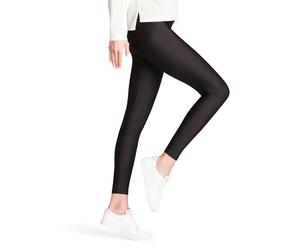 FALKE Femme Elegant Shine W Opaques Unis Leggings, Noir Black 3009, M EU