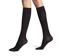 FALKE Energize 50 DEN W Kh semi-opaques avec contention 1 paire, Chaussettes longues Femme, Noir Black 3009, 37-38