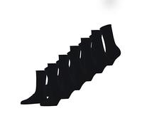 FALKE femme Happy 6-Pack chaussettes respirantes coton renforcées douces unies bords roulés non-comprimants sur le mollet adaptées aux diabétiques multipack lot de 6 paires