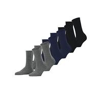 FALKE Femme Happy Multipack W So Coton Unies Chaussettes, Multicolore Blue Grey Mix 0010, 39-42 EU
