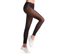 FALKE Femme Matt Deluxe 30 Den W Transparents Unis Leggings, Noir (Black 3009), M-L EU