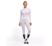 FALKE Maximum Warm 3/4 W Ti fil fonctionnel séchage rapide 1 pièce, Couche de base inférieure Femme, Blanc White 2860, XS