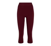 FALKE Femme Maximum Warm 3/4 W Ti Fil Fonctionnel Séchage Rapide Couche De Base Inférieure, Rouge Merlot 8117 Trend, XL EU