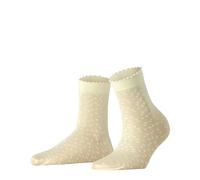 FALKE Femme Microbloom 20 Den W So Transparentes Fantaisie Chaussettes, Blanc Off-White 2059, 39-42 EU