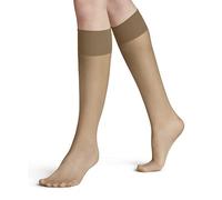 FALKE Pure Matt 20 DEN W Kh transparentes unies 1 paire, Chaussettes longues Femme, Effet peau Golden 4699, 39-42