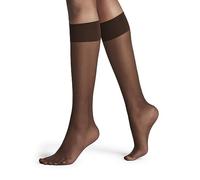 FALKE Femme Pure Matt 20 Den W Kh Transparentes Unies Chaussettes Longues, Marron Brenda 5179, 35-38 EU