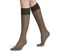 FALKE Femme Pure Matt 20 Den W Kh Transparentes Unies Chaussettes Longues, Marron Brenda 5179, 39-42 EU