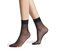 FALKE Pure Matt 20 DEN W So transparentes unies 1 paire, Chaussettes Femme, Bleu Marine 6179, 39-42