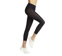 FALKE Pure Matt 50 DEN Capri W Le semi-opaques unis 1 paire, Leggings Femme, Bleu Marine 6179, L