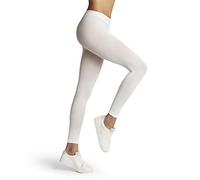 FALKE Pure Matt 50 DEN W Le semi-opaques unis 1 paire, Leggings Femme, Blanc White 2209, L