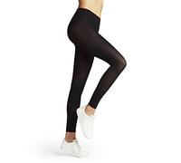 FALKE Pure Matt 50 DEN W Le semi-opaques unis 1 paire, Leggings Femme, Noir Black 3009, M
