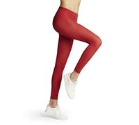 FALKE Pure Matt 50 DEN W Le semi-opaques unis 1 paire, Leggings Femme, Rouge Scarlet 8228, M-L