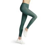 FALKE Pure Matt 50 DEN W Le Semi-Opaques Unis 1 Paire, Leggings Femme, Vert Fjord 7475, S-M