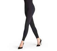 FALKE Seamless W Le opaques unis 1 paire, Leggings Femme, Bleu Marine 6179, M 40-42