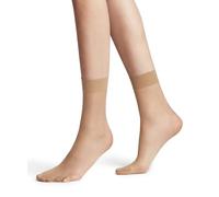 FALKE Seidenglatt 15 DEN W Sto transparent uni 1 paire, Bas autofixant Femme, Effet peau Powder 4169, S