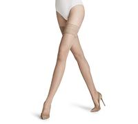 FALKE Seidenglatt 15 DEN W Stu transparent uni 1 paire, Bas autofixant Femme, Effet peau Cocoon 4859, L