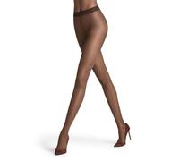 FALKE Seidenglatt 15 DEN W Ti transparents fantaisie 1 paire, Collants Femme, Marron Espresso 5188, S
