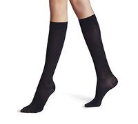 FALKE Seidenglatt 40 DEN W Kh semi-opaques unies 1 paire, Chaussettes longues Femme, Bleu Marine 6179, 39-42