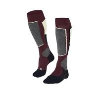 FALKE Femme Sk2 Intermediate W Kh Laine Chaussettes De Ski, Rouge Infra 8118, 39-40 EU