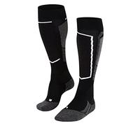 Falke Chaussettes de ski SK2 Wool Laine Femme Noir/Gris foncé 37-38