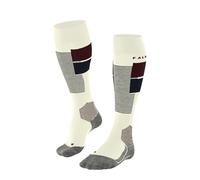 FALKE Femme Sk4 Advanced W Kh Laine Fil Fonctionnel Chaussettes De Ski, Blanc Off-White 2040 Trend, 35-36 EU