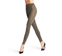 FALKE Softmerino W Le laine coton unis 1 paire, Leggings Femme, Vert Military 7826, 44-46