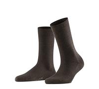 FALKE Femme Softmerino W So Laine Coton Unies Chaussettes, Marron Dark Brown 5239, 37-38 EU