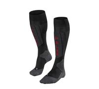 FALKE Femme Soie Fil Fonctionnel Chaussettes De Ski, Noir Black-Mix 3010 Trend, 35-36 EU