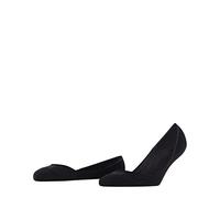 FALKE Invisible Step Medium Cut Box W In coton unies 1 paire, Chaussettes invisibles Femme, Noir Black 3000, 37-38