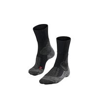 FALKE Femme Tk1 Adventure W Laine Épaisses Anti-ampoule 1 Paire Hiking-socks, Noir (Black-Mix 3010), 39-40 EU