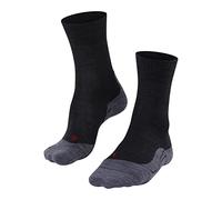 FALKE Femme Tk5 Wander W So Laine Chaussettes De Randonnée, Gris (Asphalt Melange 3180), 37-38 EU