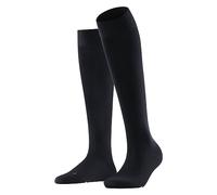 FALKE Vitalizer W Kh coton avec contention 1 paire, Chaussettes longues Femme, Bleu Dark Navy 6379, 37-38
