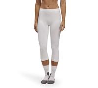 FALKE Femme Warm 3/4 W Ti Fil Fonctionnel Séchage Rapide Couche De Base Inférieure, Blanc White 2860, S EU