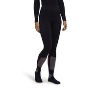 FALKE Femme Warm Long W Ti Fil Fonctionnel Séchage Rapide Couche De Base Inférieure, Noir Black 3000, M EU