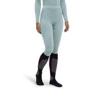 FALKE Femme Warm Long W Ti Fil Fonctionnel Séchage Rapide Couche De Base Inférieure, Vert Jade 7439, XL EU