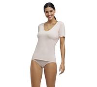 FALKE Daily Climate Control Outlast Round Neck W S/s Ts coton viscose séchage rapide 1 pièce, Sous-vêtement Femme, Beige Vale 4016, L
