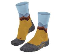 Falke Chaussettes de randonnée TK2 Explore Crest W SO – Laine épaisse, anti-ampoule, Jaune 35-36