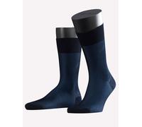 FALKE Fine Shadow M So coton fantaisie 1 paire, Chaussettes Homme, Bleu Dark Navy 6370, 39-40