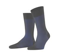 FALKE Fine Shadow M So coton fantaisie 1 paire, Chaussettes Homme, Gris Steel Melange 3166, 45-46
