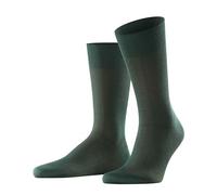 FALKE Fine Shadow M So coton fantaisie 1 paire, Chaussettes Homme, Vert Hunter Green 7441, 41-42
