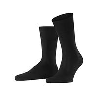 FALKE Firenze M So coton unies 1 paire, Chaussettes Homme, Noir Black 3000, 41-42