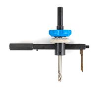 Falke FKS-L Scie cloche réglable en métal, pour tôles d'acier jusqu'à 3 mm, métaux non ferreux et plastique, diamètre réglable en continu (40-120 mm), scie cloche réglable